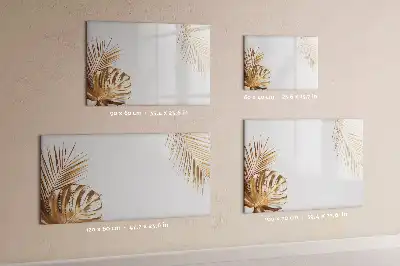 Tableau magnétique pour dessiner modèle feuilles exotiques