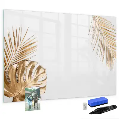 Tableau magnétique pour dessiner modèle feuilles exotiques