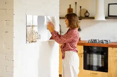 Tableau magnétique pour dessiner modèle feuilles exotiques
