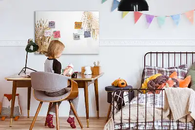 Tableau magnétique pour dessiner modèle feuilles exotiques