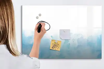 Tableau magnétique pour dessiner motif taches peintes