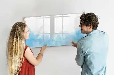 Tableau magnétique pour dessiner motif taches peintes