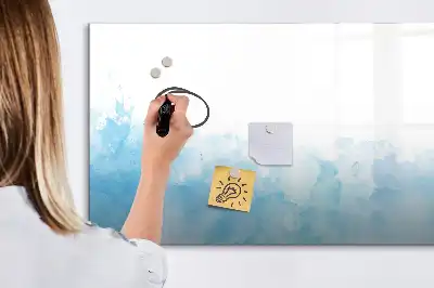 Tableau magnétique pour dessiner motif taches peintes