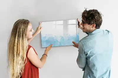 Tableau magnétique pour dessiner motif taches peintes