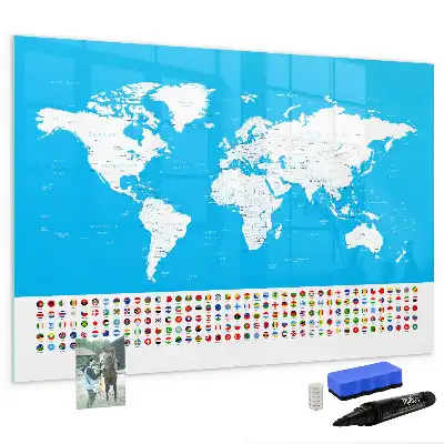 Tableau magnétique pour dessiner carte avec contours des États