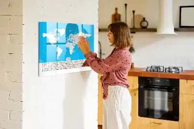 Tableau magnétique pour dessiner carte avec contours des États