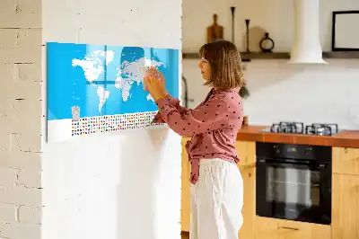 Tableau magnétique pour dessiner carte avec contours des États
