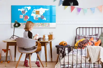 Tableau magnétique pour dessiner carte avec contours des États