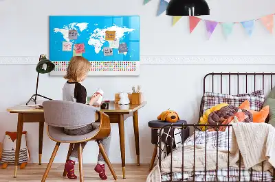 Tableau magnétique pour dessiner carte avec contours des États