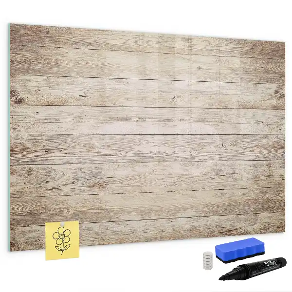 Tableau à dessiner magnétique en panneaux de bois