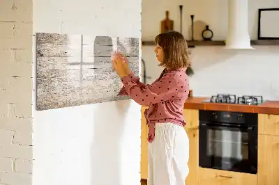 Tableau à dessiner magnétique en panneaux de bois