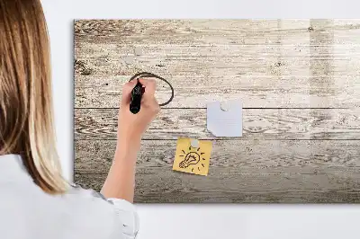 Tableau à dessiner magnétique en panneaux de bois