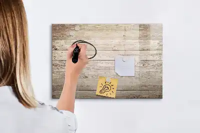 Tableau à dessiner magnétique en panneaux de bois