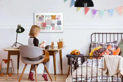 Tableau magnétique à dessiner animaux joyeux