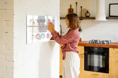 Tableau magnétique à dessiner animaux joyeux