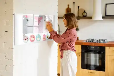 Tableau magnétique pour dessiner modèle marque-pages joyeux