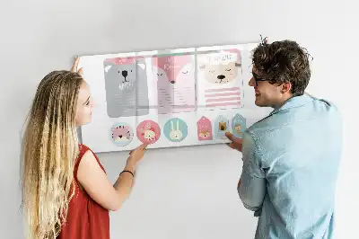 Tableau magnétique pour dessiner modèle marque-pages joyeux