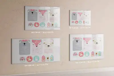 Tableau magnétique pour dessiner modèle marque-pages joyeux