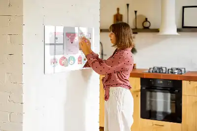 Tableau magnétique pour dessiner modèle marque-pages joyeux