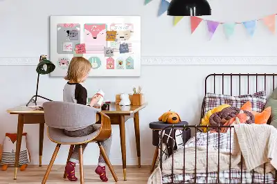 Tableau magnétique pour dessiner modèle marque-pages joyeux