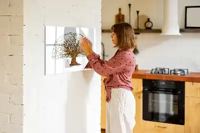 Tableau magnétique de dessin forme racine d'arbre