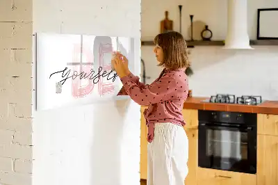 Tableau magnétique à dessiner motif Sois toi-même