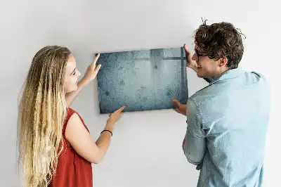 Tableau magnétique pour dessiner motif carte vintage