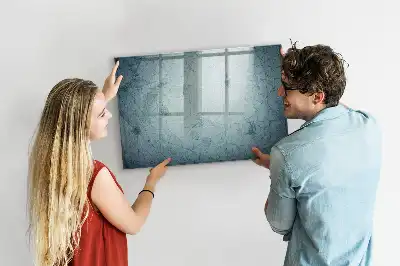 Tableau magnétique pour dessiner motif carte vintage