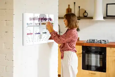 Tableau magnétique à dessiner planificateur manuscrit
