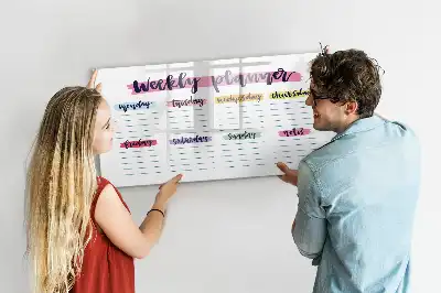 Tableau magnétique à dessiner planificateur manuscrit