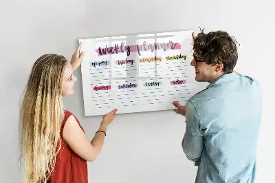 Tableau magnétique à dessiner planificateur manuscrit