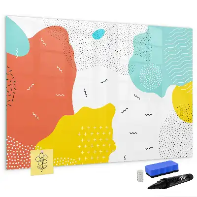 Tableau magnétique à dessiner modèle Abstraction POP