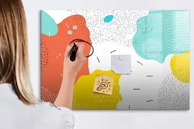 Tableau magnétique à dessiner modèle Abstraction POP