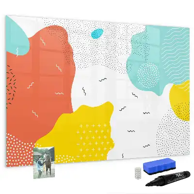 Tableau magnétique à dessiner modèle Abstraction POP