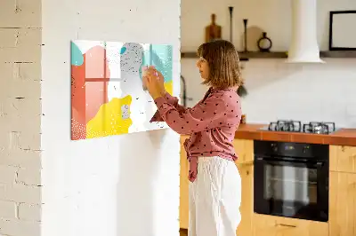 Tableau magnétique à dessiner modèle Abstraction POP