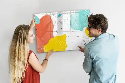 Tableau magnétique à dessiner modèle Abstraction POP