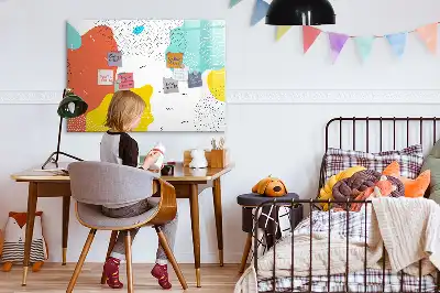 Tableau magnétique à dessiner modèle Abstraction POP