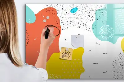 Tableau magnétique à dessiner modèle Abstraction POP