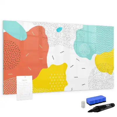 Tableau magnétique à dessiner modèle Abstraction POP
