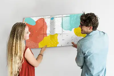 Tableau magnétique à dessiner modèle Abstraction POP