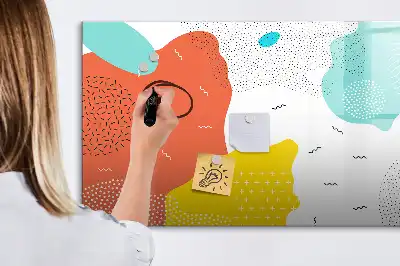 Tableau magnétique à dessiner modèle Abstraction POP