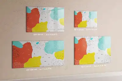 Tableau magnétique à dessiner modèle Abstraction POP