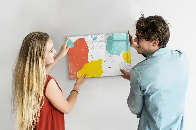 Tableau magnétique à dessiner modèle Abstraction POP