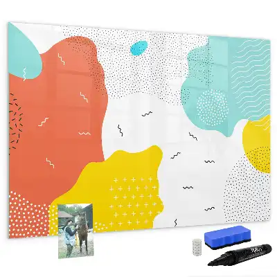 Tableau magnétique à dessiner modèle Abstraction POP
