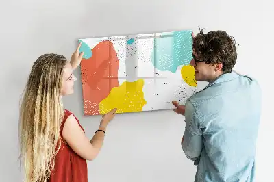 Tableau magnétique à dessiner modèle Abstraction POP