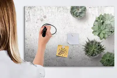 Tableau magnétique pour dessiner motif plantes décoratives