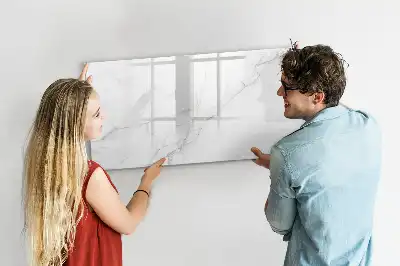 Tableau magnétique à dessiner modèle en marbre décoratif