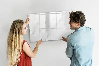 Tableau magnétique à dessiner modèle en marbre décoratif