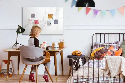 Tableau magnétique à dessiner modèle en marbre décoratif