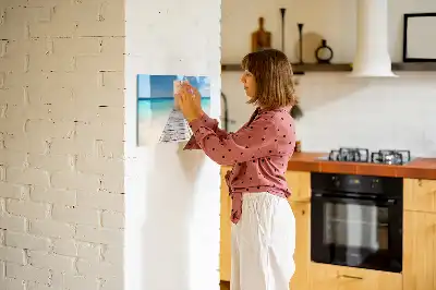 Tableau magnétique à dessiner modèle île tropicale